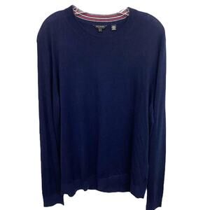 TED BAKER Navy Blue Long Sleeve Crew Neck Sweater 3XL Men's 7